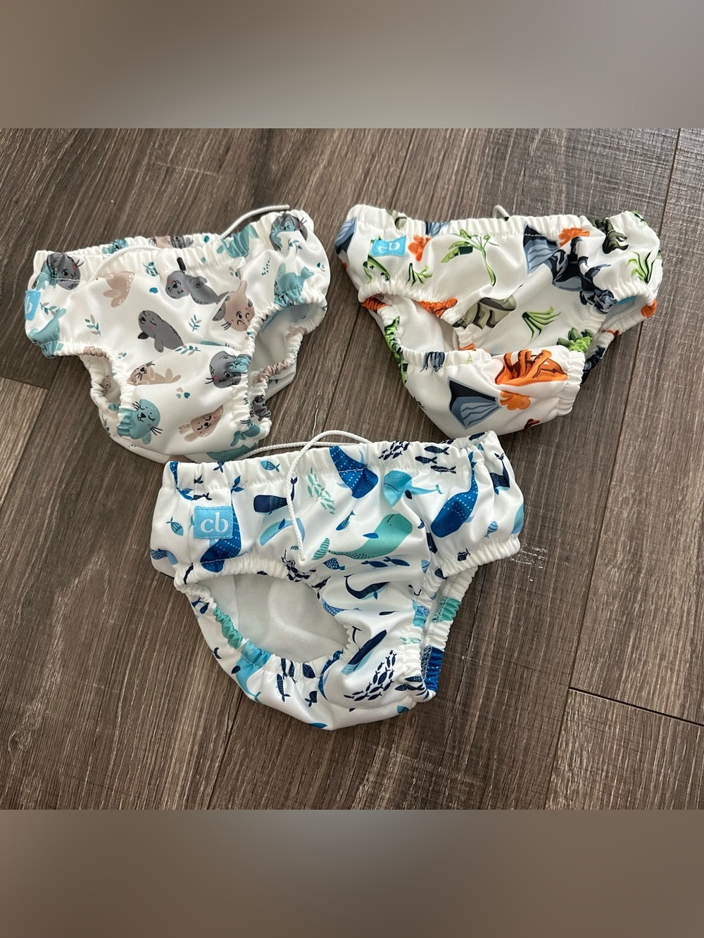 Charlie Banana Reusable Cloth Swim Diaper Bundle
